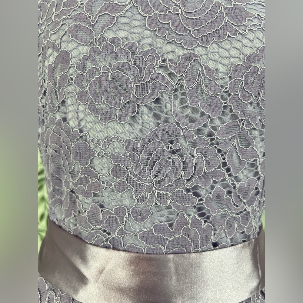 Retro Vintage Style Lace Lilac MOB Bridesmaid Wedding Classic Size L (12) New #4 - Picture 2 of 16
